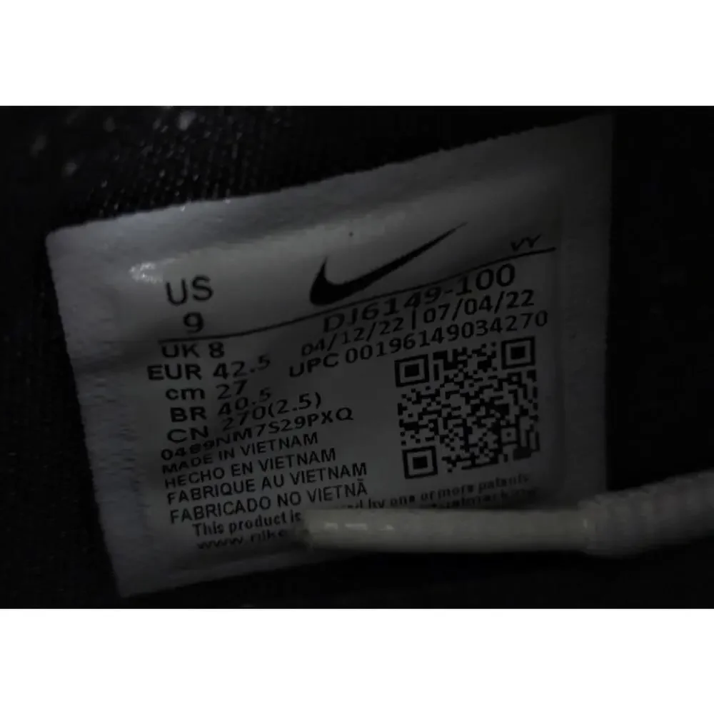 Mens Nike Zoom Freak 4 White Green Athletic Basketball Shoes‎ DJ6149-100 Size 9
